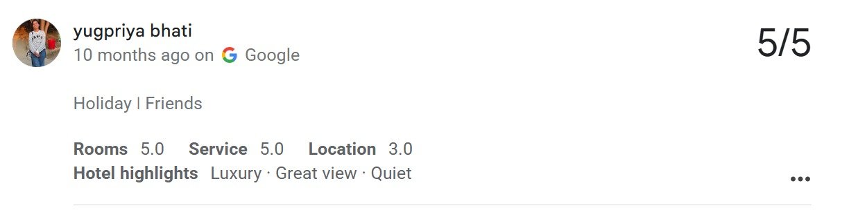 Comfortable Pool Guest Review Photo Sagar Green Udaipur — Maple Roots Villa Udaipur guest review photo