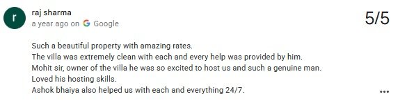 Couple Couple Villa Pool Review Titardi Udaipur — Maple Roots Villa Udaipur guest review photo