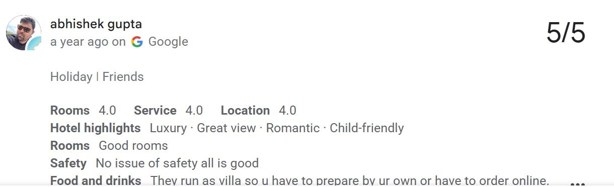 Maple Roots Villa Pool Guest Review Photo Sagar Green Udaipur — Maple Roots Villa Udaipur guest review photo