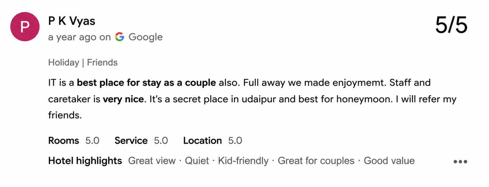 Private Family Villa Pool Review Udaipur — Maple Roots Villa Udaipur guest review photo