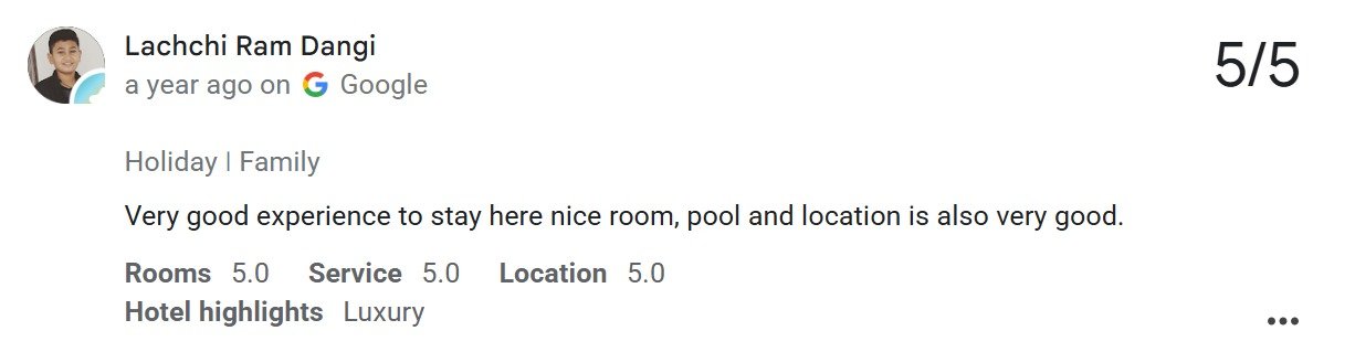 Verified Maple Roots Pool Guest Review Near Ramya Resort Udaipur — Maple Roots Villa Udaipur guest review photo