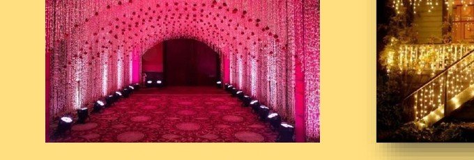 Pink Light Entry Tunnel - Maple Roots Villa Udaipur